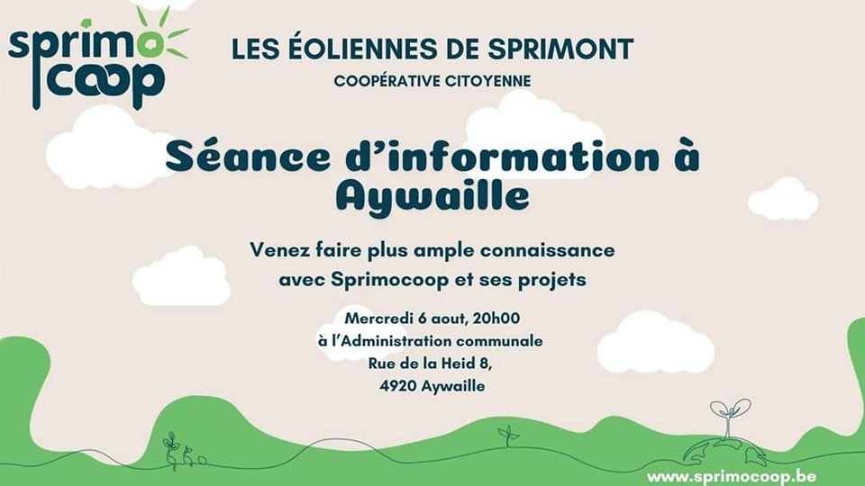 Coopérative : les éoliennes de Sprimont